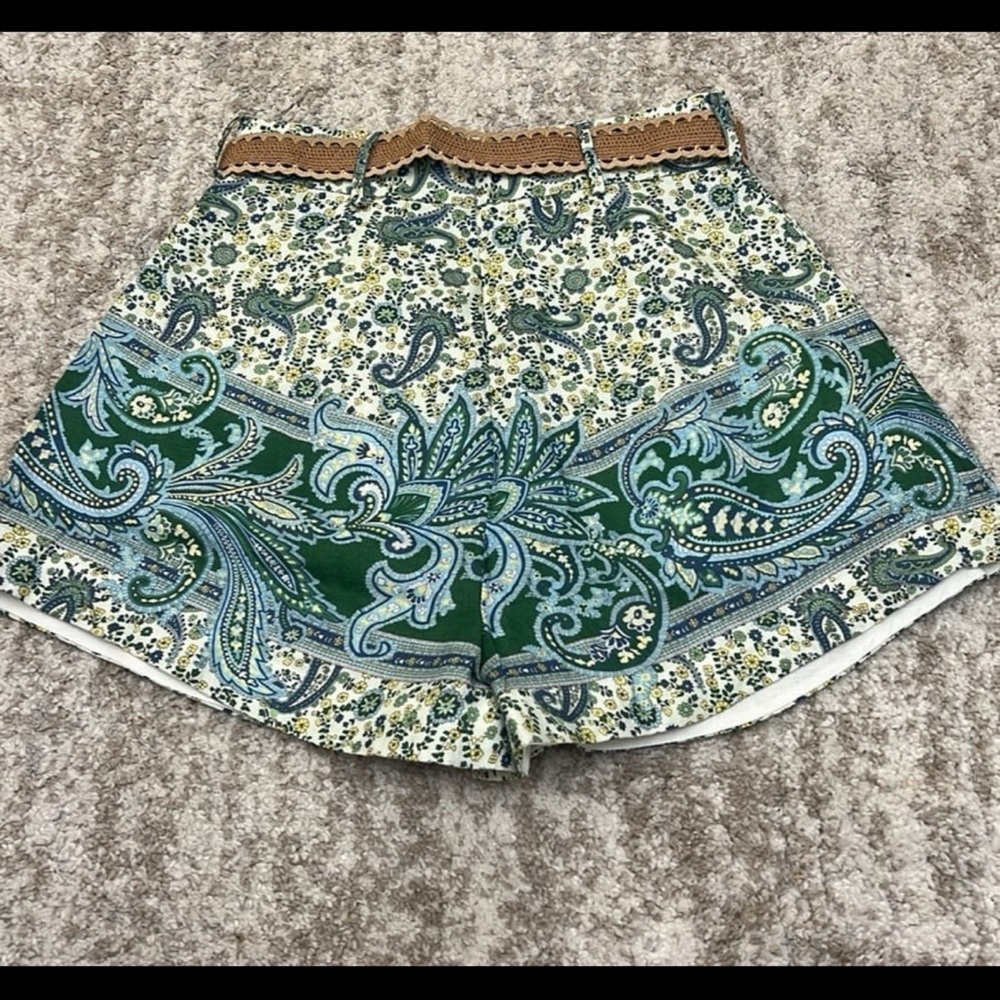 Zimmermann Ottie Tuck Linen Shorts - Picture 6 of 7